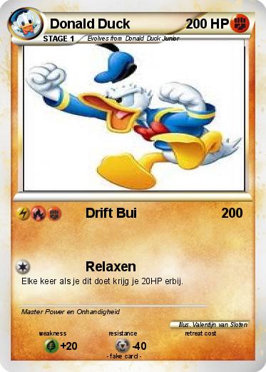 Pokemon Donald Duck