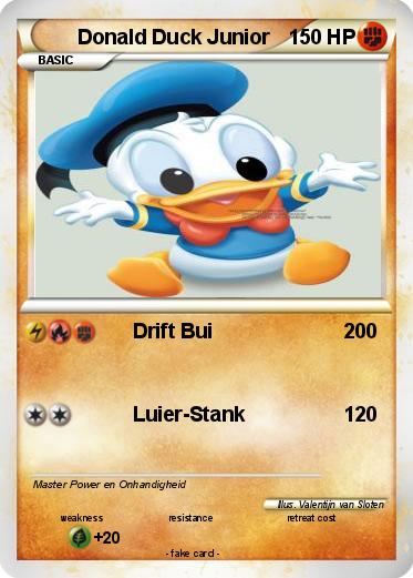 Pokemon Donald Duck Junior