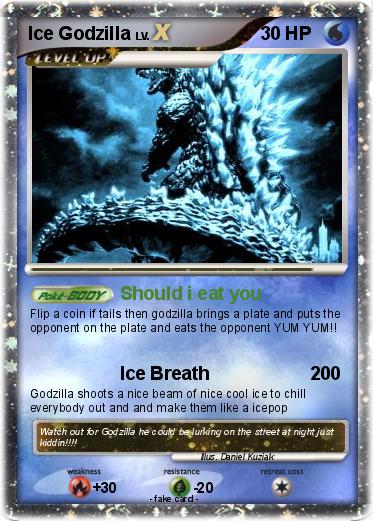 Pokemon Ice Godzilla
