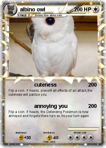 Pokemon albino owl