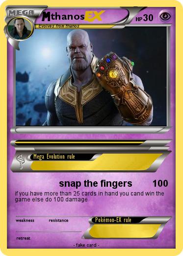 Pokemon thanos
