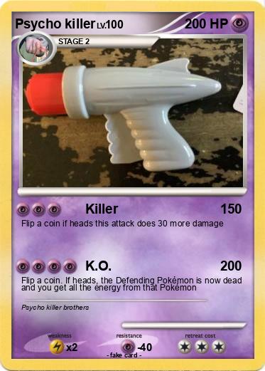 Pokemon Psycho killer