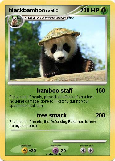 Pokemon blackbamboo
