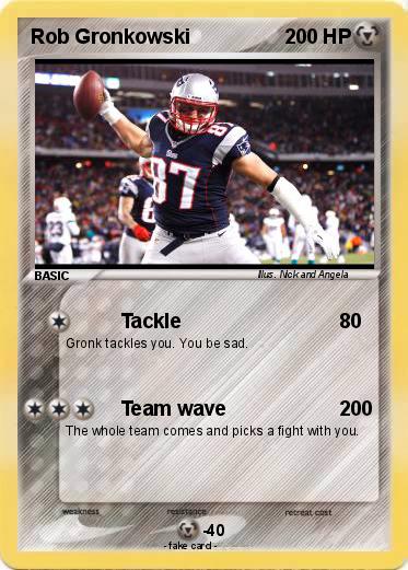 Pokemon Rob Gronkowski