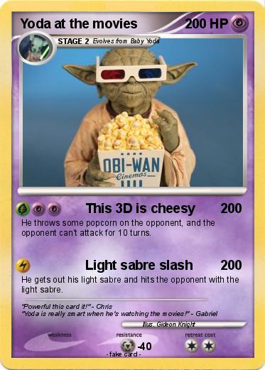 Pokemon Yoda at the movies