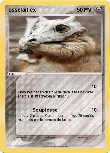 Pokemon osselait ex