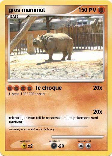 Pokemon gros mammut