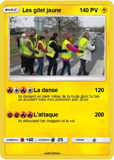 Pokemon Les gilet jaune