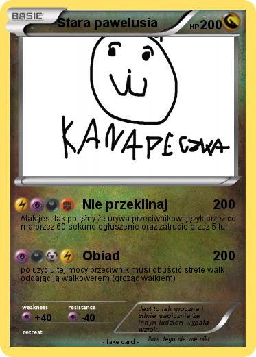 Pokemon Stara pawelusia