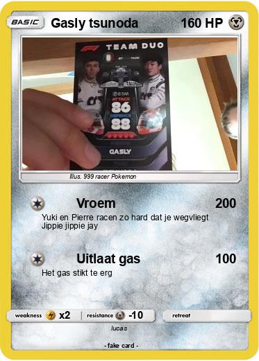 Pokemon Gasly tsunoda