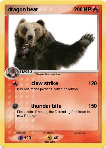 Pokemon dragon bear
