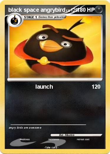 Pokemon black space angrybird