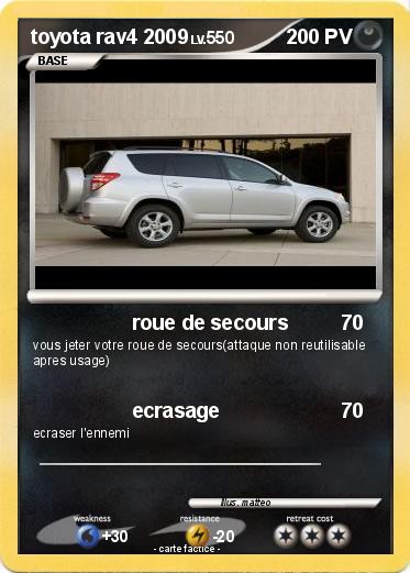 Pokemon toyota rav4 2009