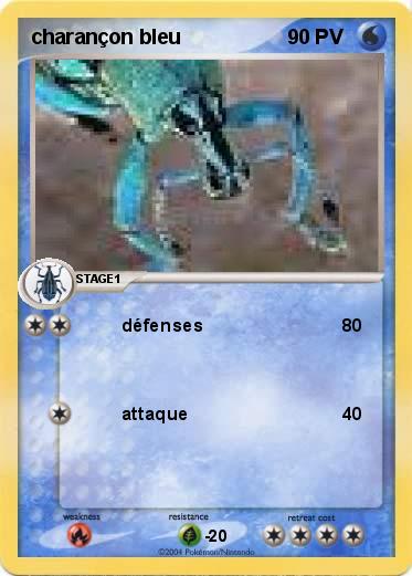 Pokemon charançon bleu