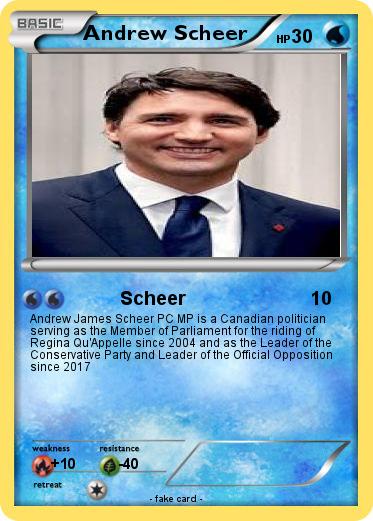 Pokemon Andrew Scheer
