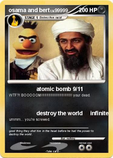 Pokemon osama and bert
