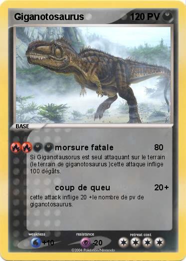 Pokemon Giganotosaurus