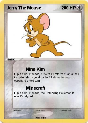 Pokemon Jerry The Mouse