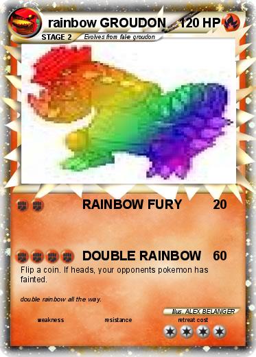 Pokemon rainbow GROUDON