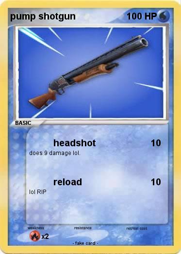 Pokemon pump shotgun