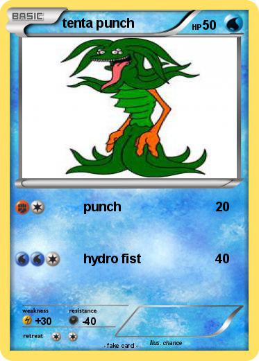 Pokemon tenta punch