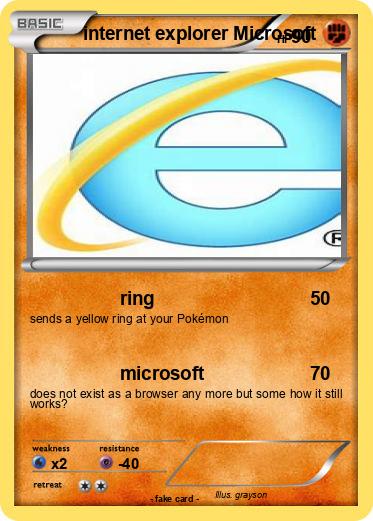 Pokemon internet explorer Microsoft