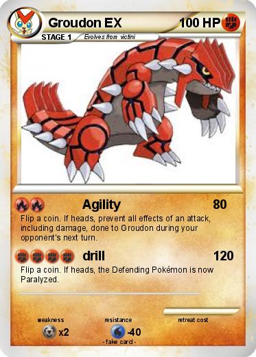 Pokemon Groudon EX