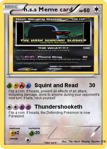 Pokemon h.s.s Meme card