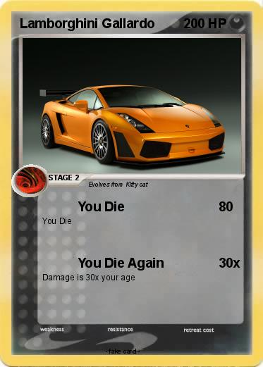 Pokemon Lamborghini Gallardo