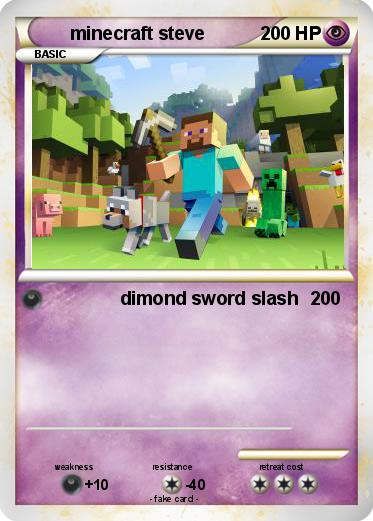 Pokemon minecraft steve