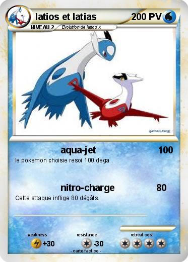 Pokemon latios et latias