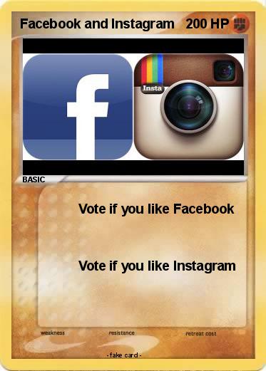 Pokemon Facebook and Instagram