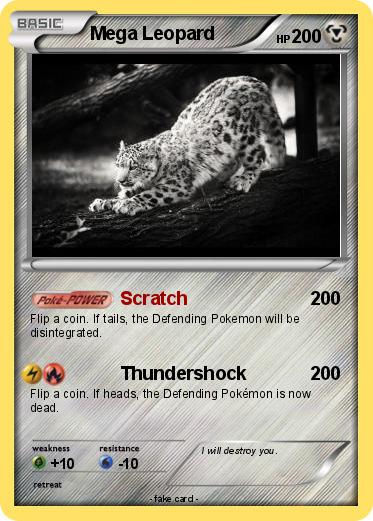 Pokemon Mega Leopard