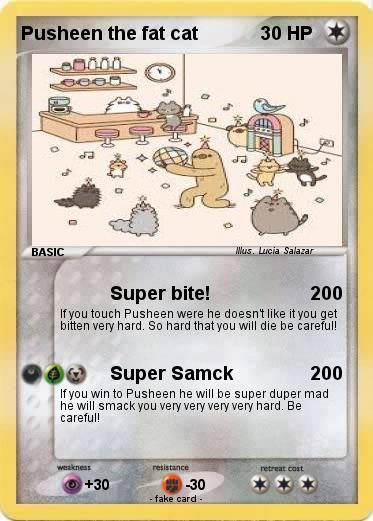 Pokemon Pusheen the fat cat