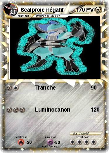 Pokemon Scalproie négatif