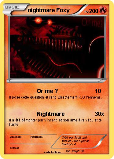 Pokemon nightmare Foxy