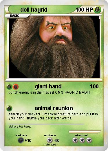 Pokemon doll hagrid