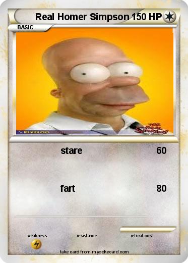 Pokemon Real Homer Simpson