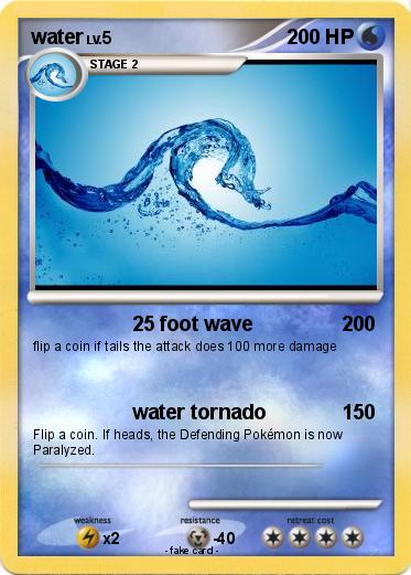 Pokemon water