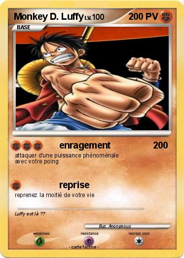 Pokemon Monkey D. Luffy