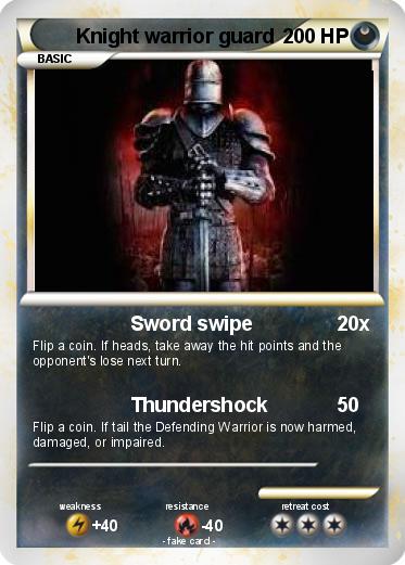 Pokemon Knight warrior guard