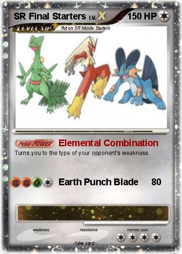 Pokemon SR Final Starters