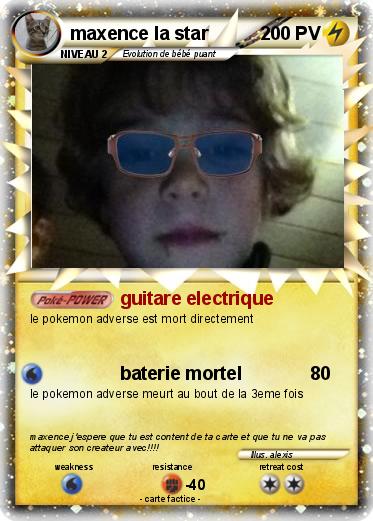Pokemon maxence la star