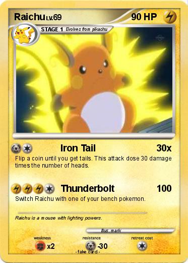 Pokemon Raichu