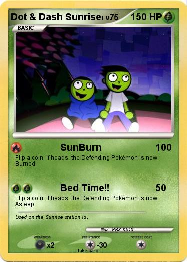 Pokemon Dot & Dash Sunrise