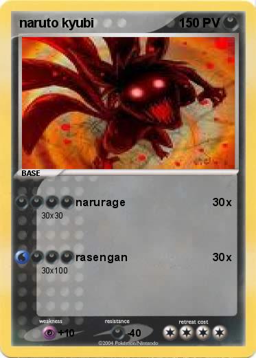 Pokemon naruto kyubi
