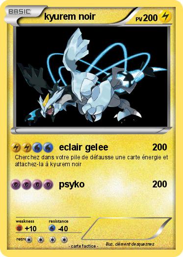 Pokemon kyurem noir