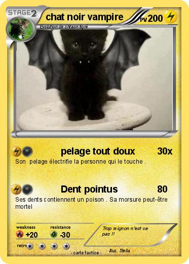 Pokemon chat noir vampire