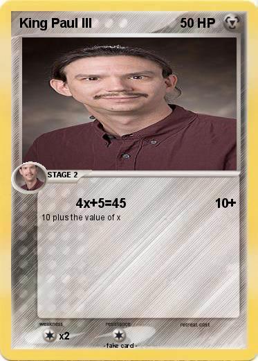 Pokemon King Paul III