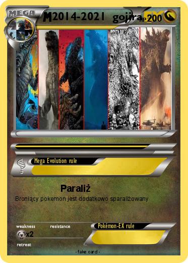 Pokemon 2014-2021  gojira